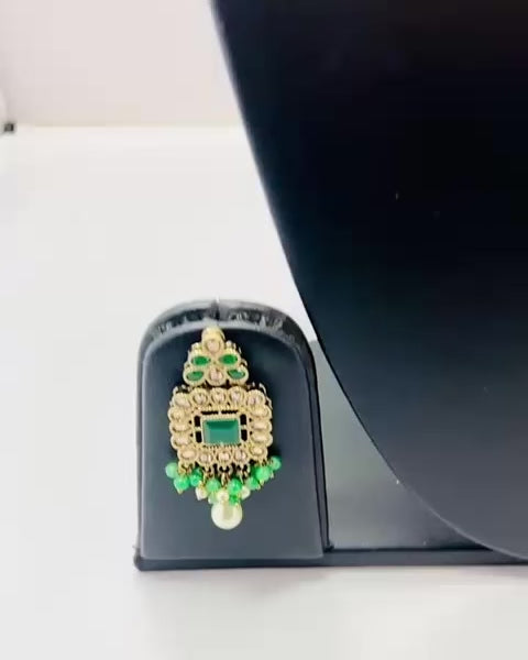 Green Kundan Choker Set