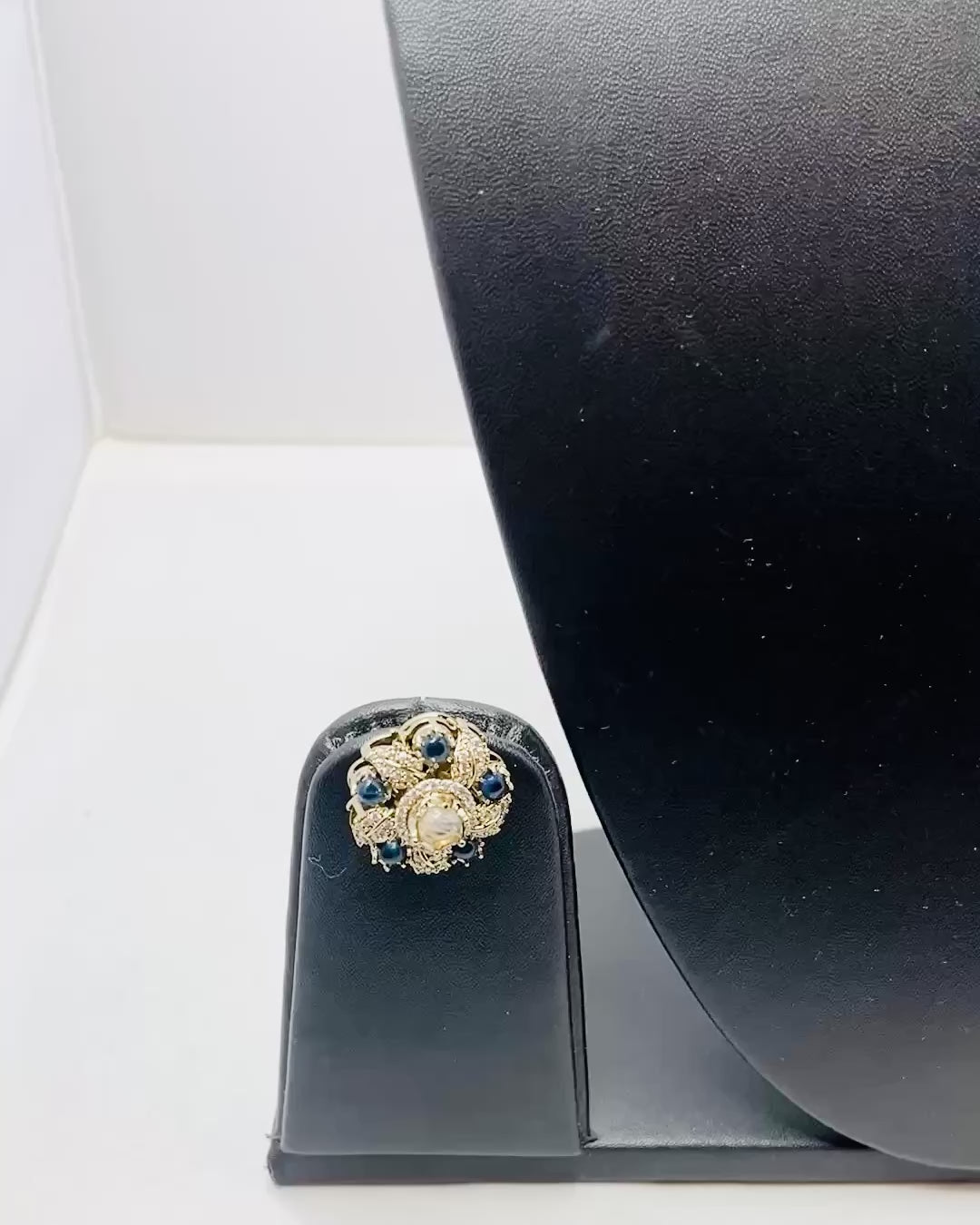 Sabyasachi Inspired Multicolored Rhinestones Necklace Set