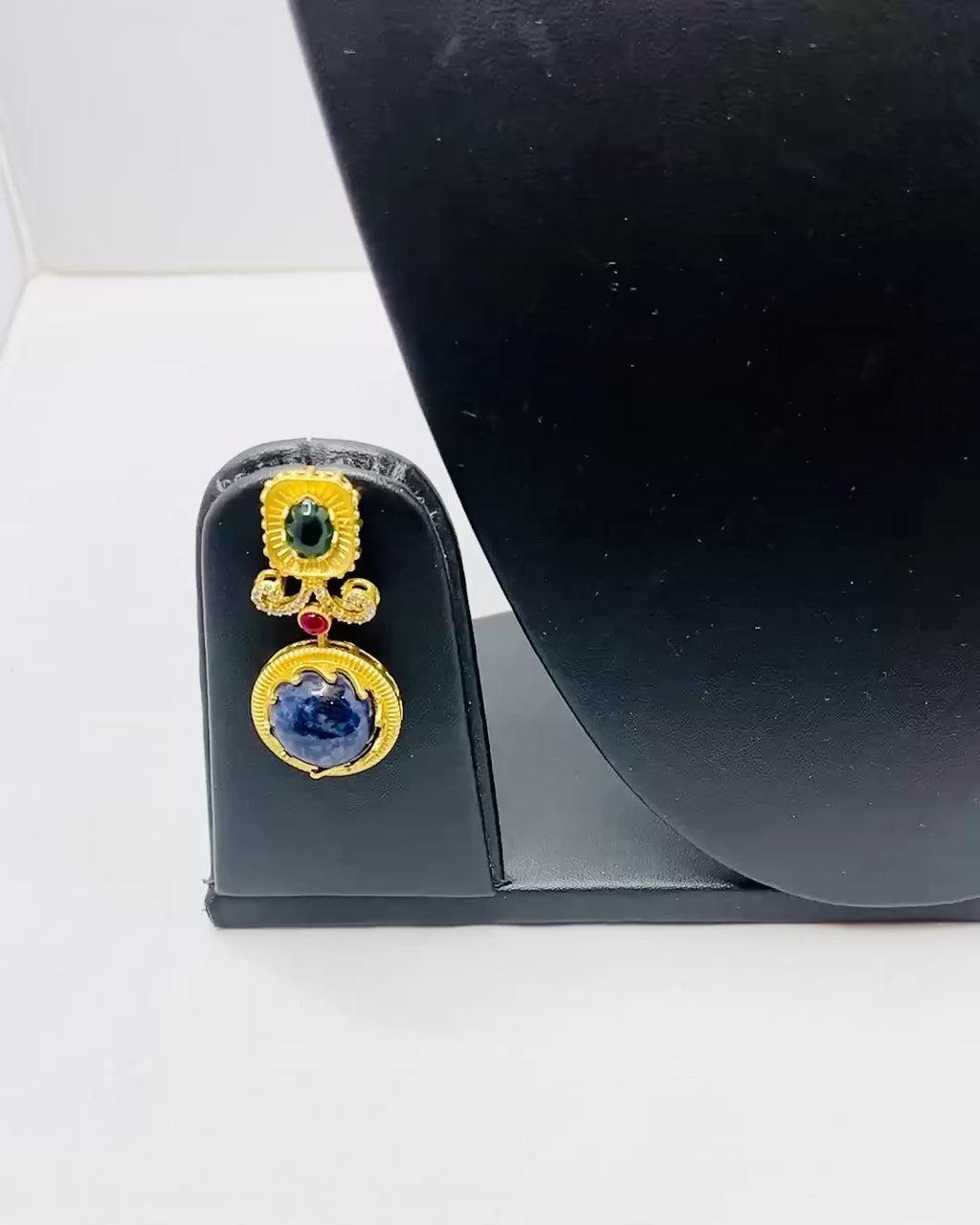 Sabyasachi Inspired Elegant Multi-Gemstone Choker Necklace Set