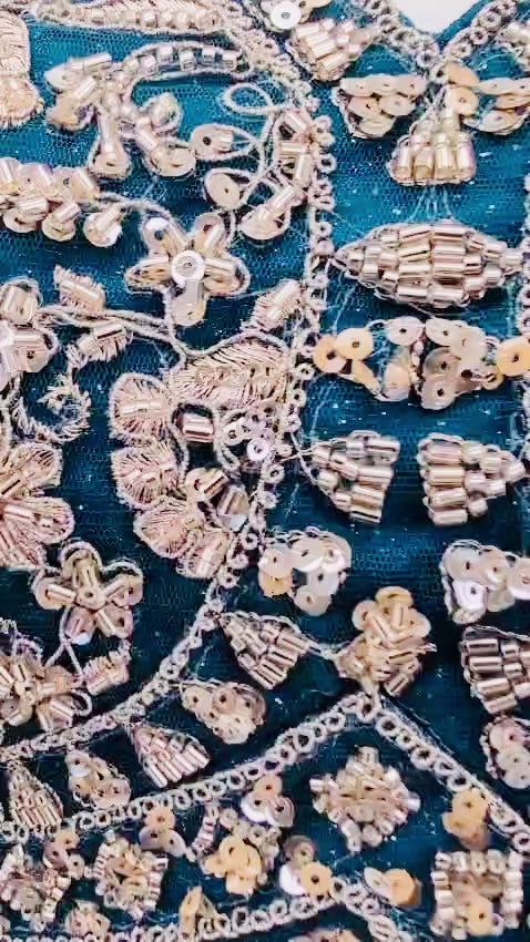 Blue Bridal Lehnga