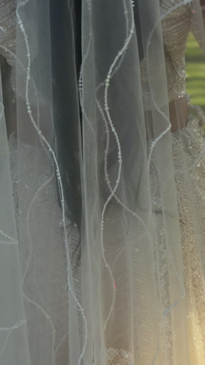 Off-White Bridal Lehnga Set