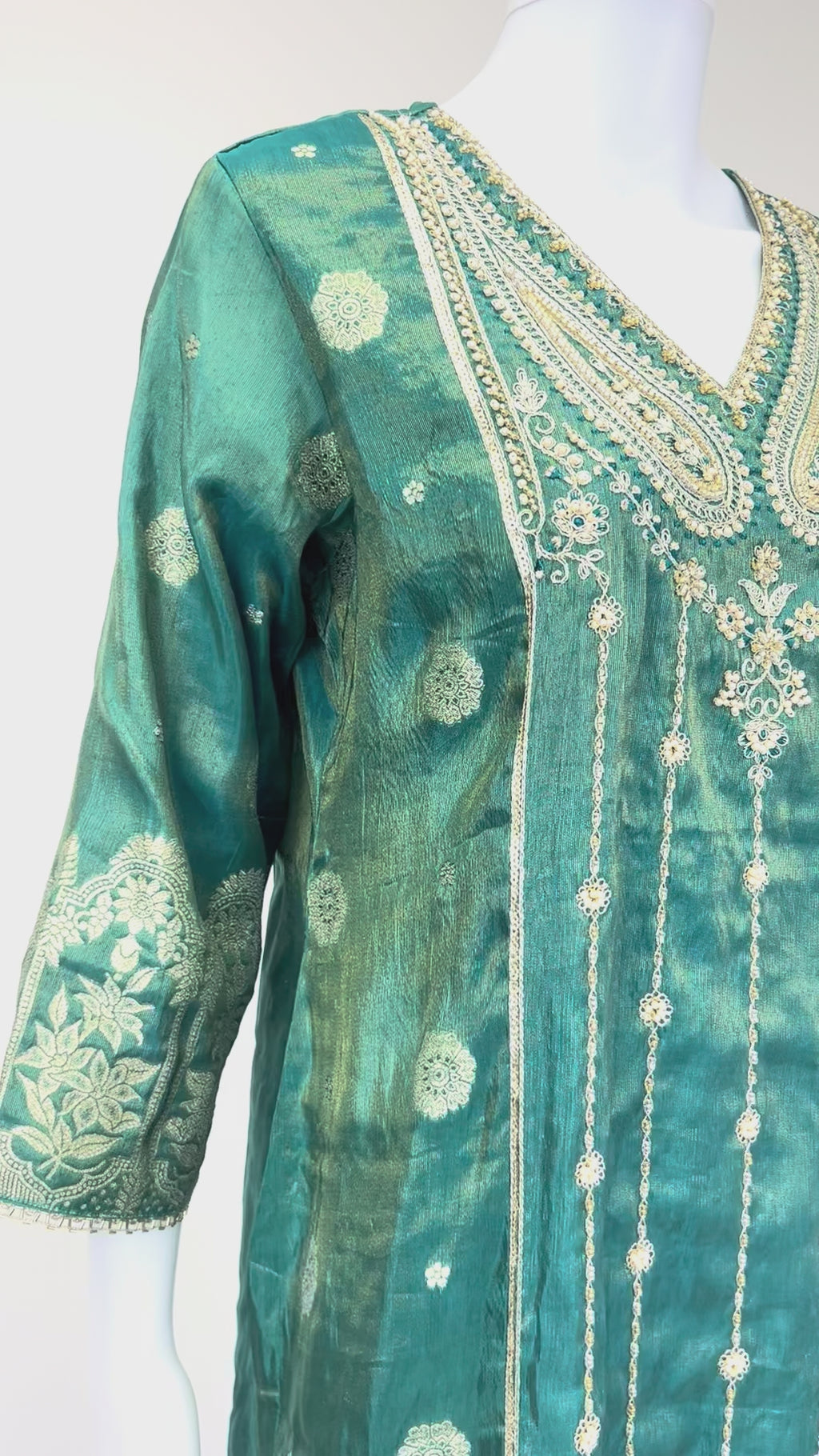 Teal Palazzo Set