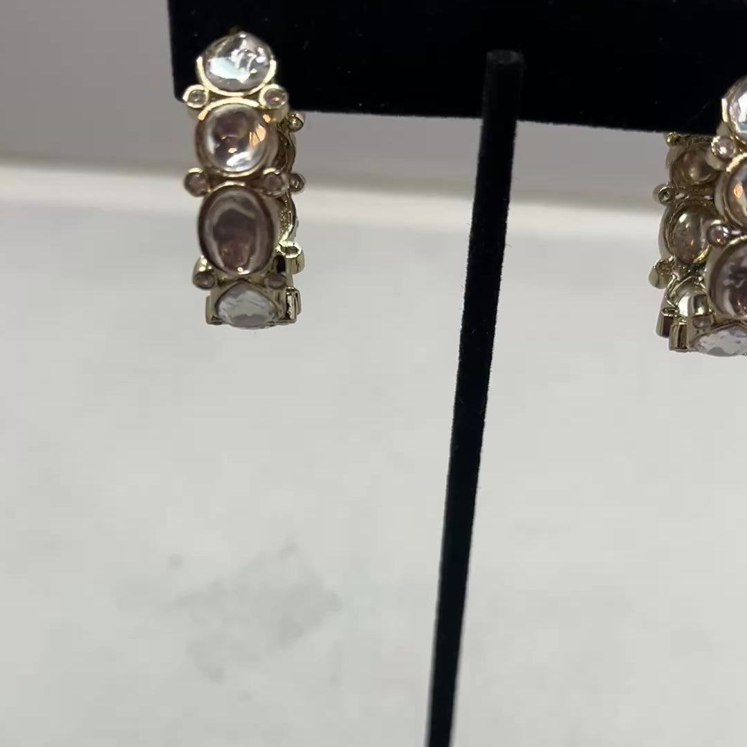 Sabyasachi Inspired Golden Kundan Earrings