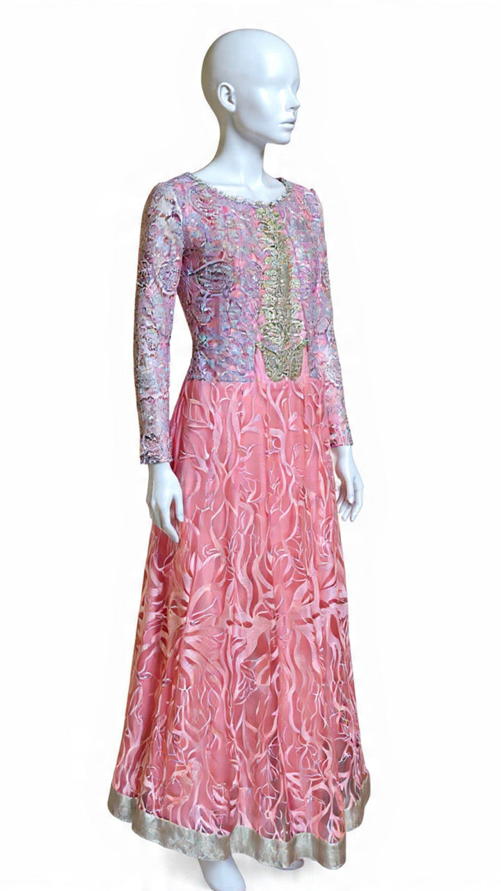Pink Anarkali Dress