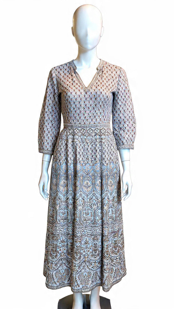 Beige Anarkali Dress