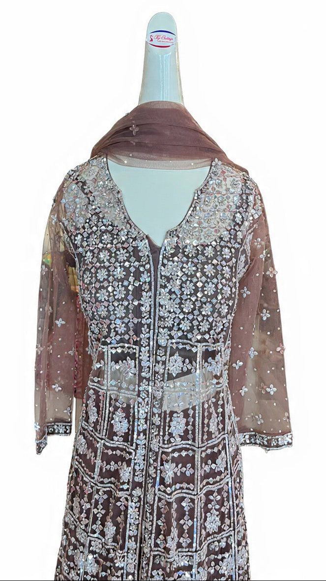 Champagne Color Lehnga Set